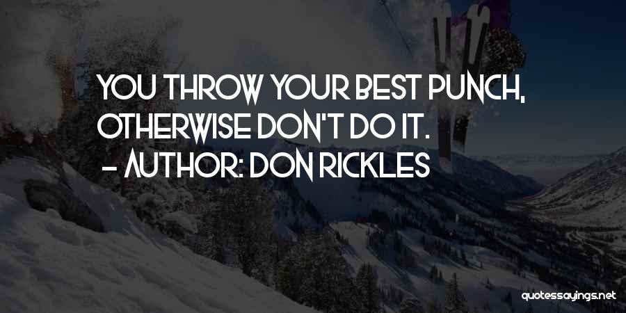 Best Punch Quotes By Don Rickles