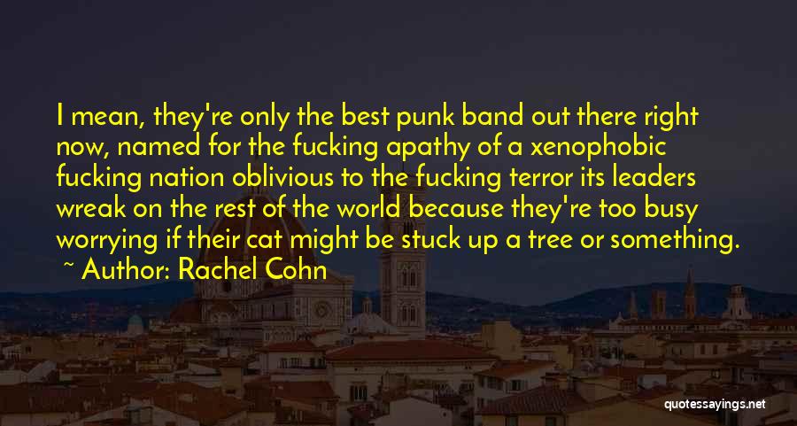 Best Punk Band Quotes By Rachel Cohn