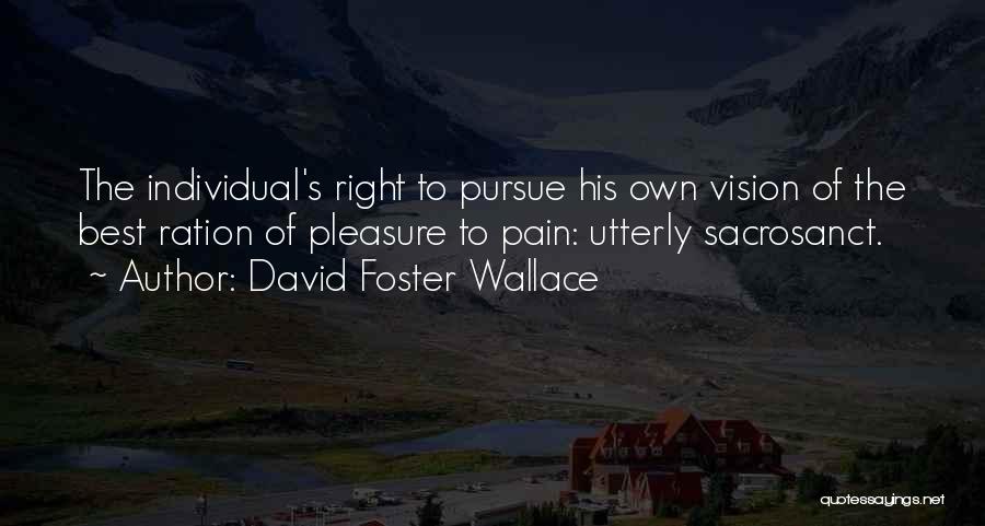 Best Pursue Quotes By David Foster Wallace