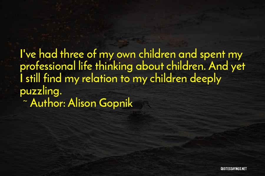 Best Puzzling Quotes By Alison Gopnik