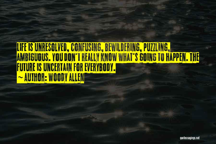 Best Puzzling Quotes By Woody Allen