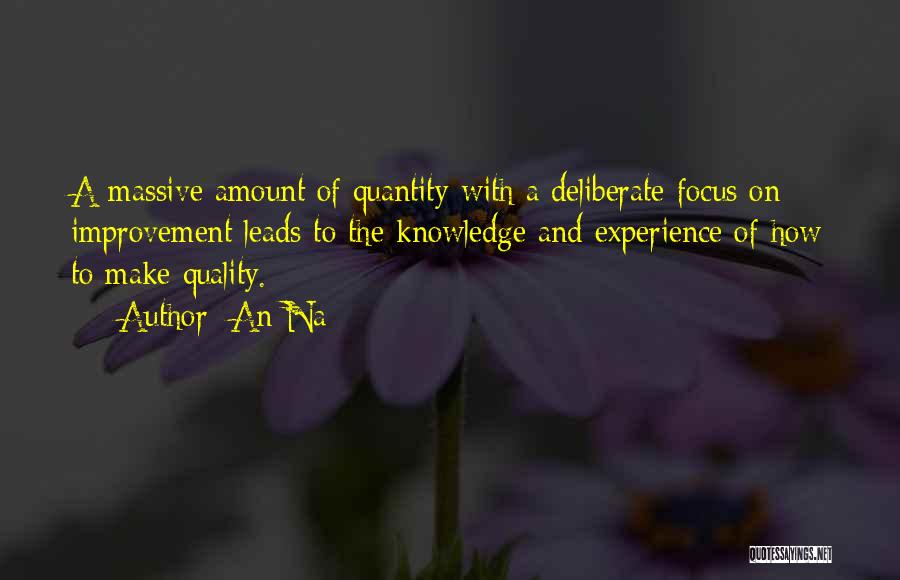 Best Quality Improvement Quotes By An Na