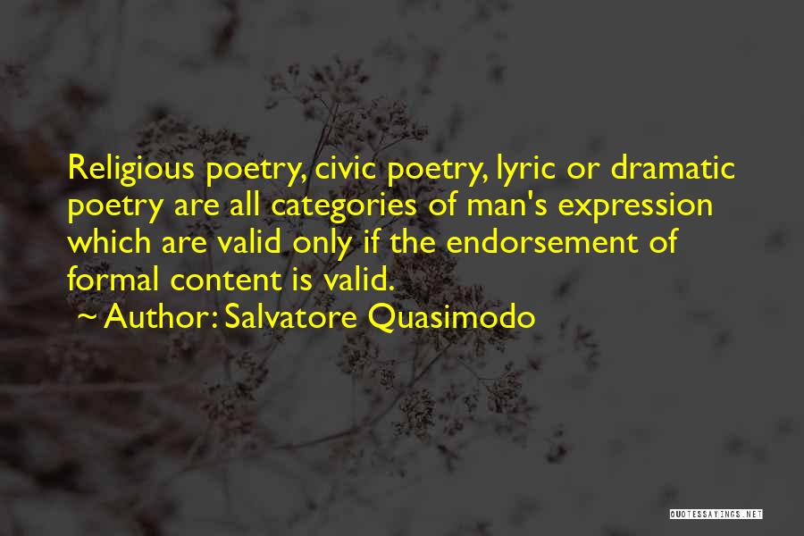 Best Quasimodo Quotes By Salvatore Quasimodo