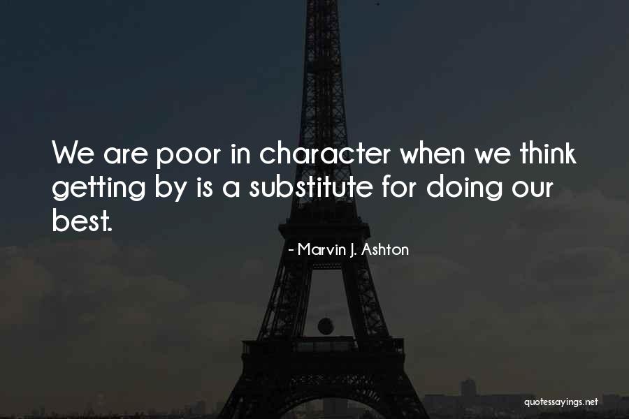 Best Quotes By Marvin J. Ashton