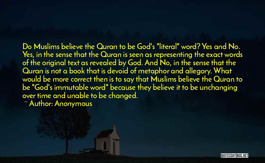 Best Quran Quotes By Anonymous