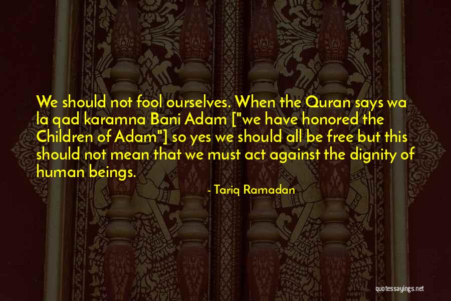 Best Quran Quotes By Tariq Ramadan