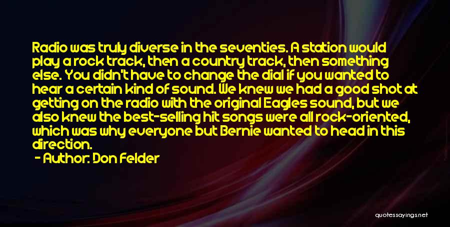 Best Radio Station Quotes By Don Felder