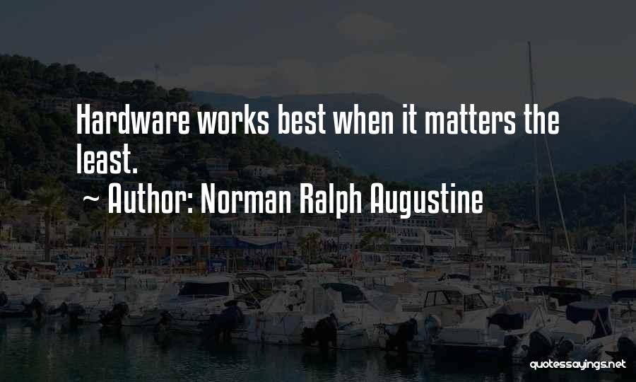 Best Ralph Quotes By Norman Ralph Augustine