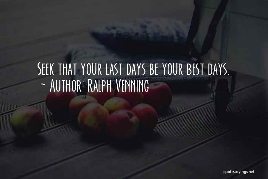 Best Ralph Quotes By Ralph Venning