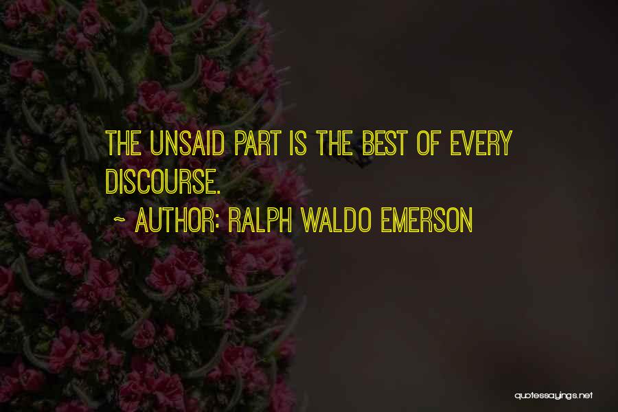 Best Ralph Quotes By Ralph Waldo Emerson