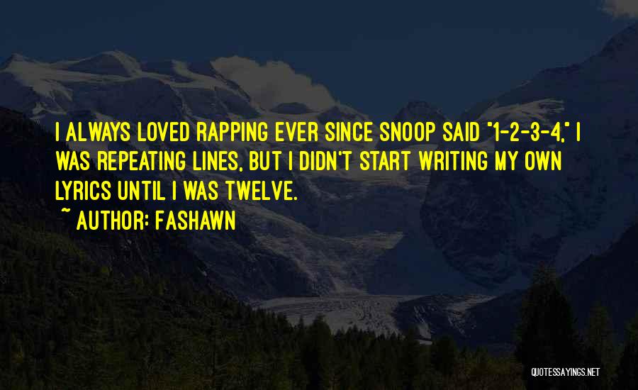Best Rap Lyrics And Quotes By Fashawn