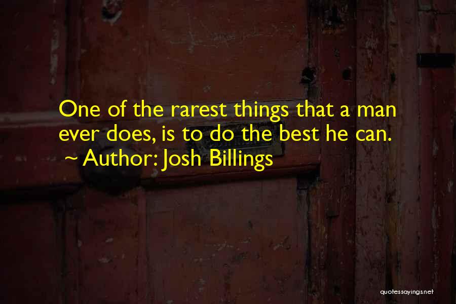 Best Rarest Quotes By Josh Billings