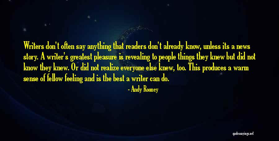 Best Readers Quotes By Andy Rooney