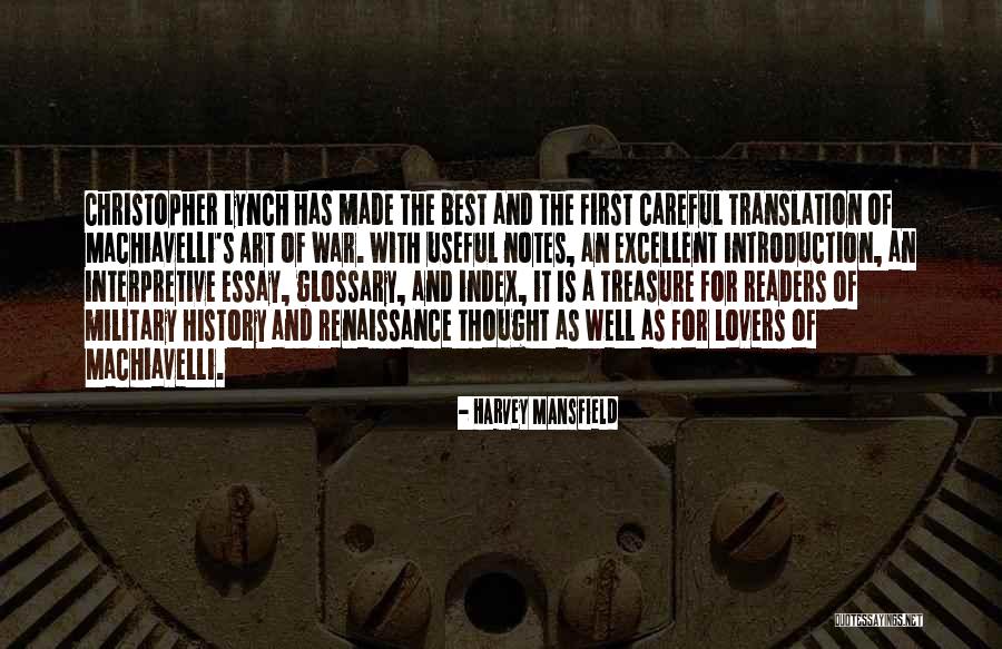 Best Readers Quotes By Harvey Mansfield