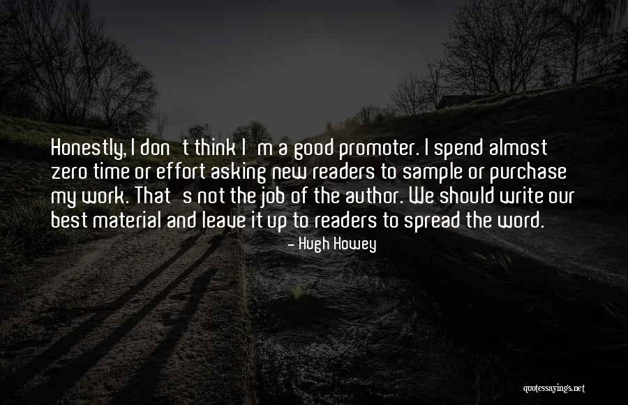 Best Readers Quotes By Hugh Howey