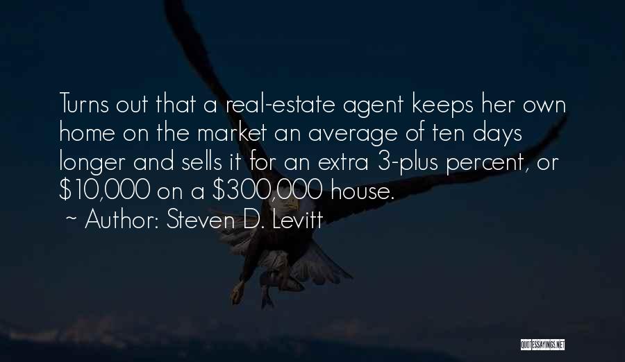 Best Real Estate Agent Quotes By Steven D. Levitt