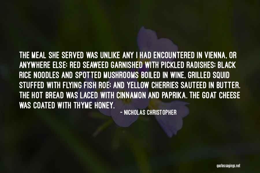 Best Red Wine Quotes By Nicholas Christopher Best Red Wine Quotes By Nicholas Christopher