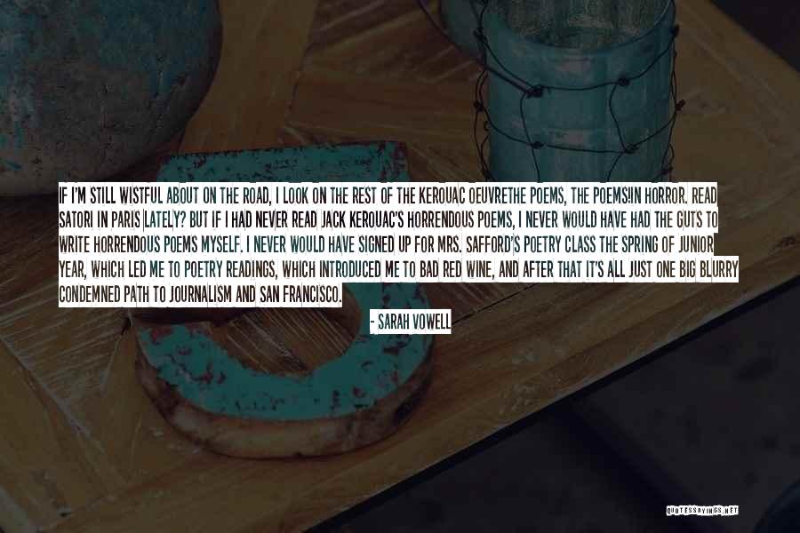 Best Red Wine Quotes By Sarah Vowell