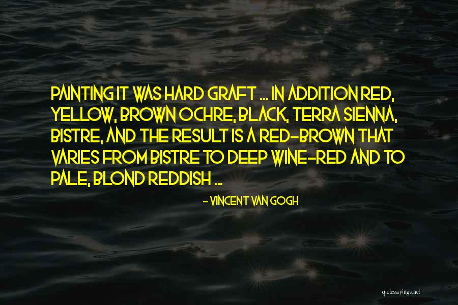 Best Red Wine Quotes By Vincent Van Gogh