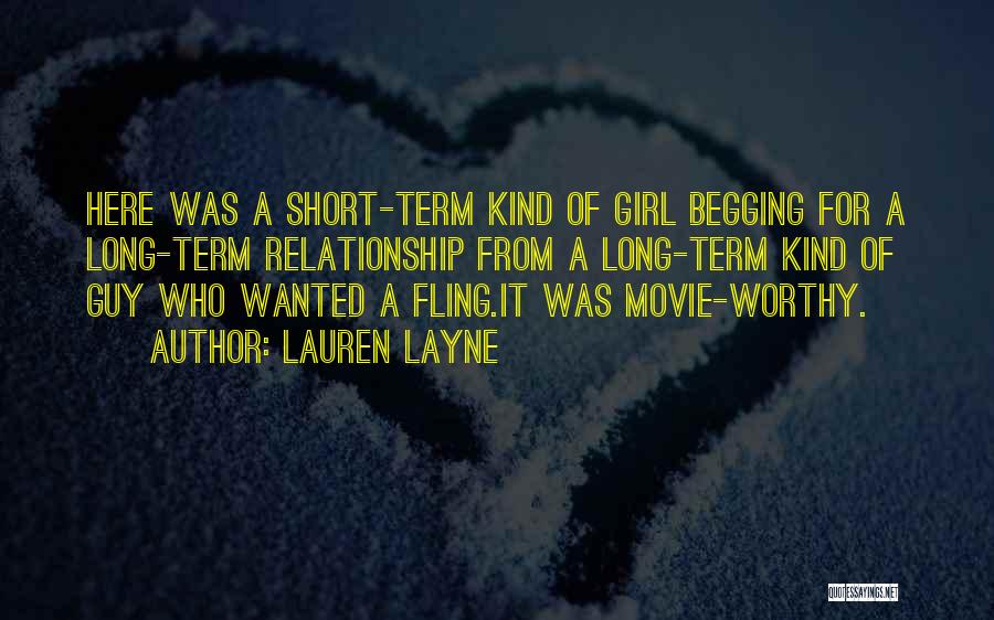 Best Relationship Short Quotes By Lauren Layne