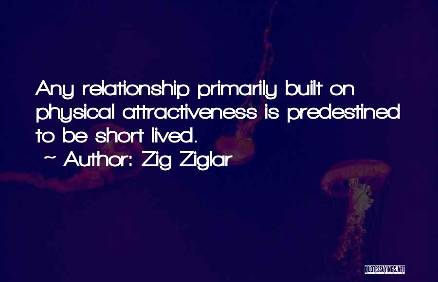 Best Relationship Short Quotes By Zig Ziglar