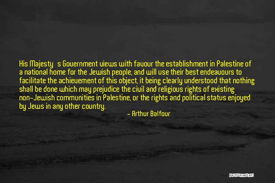 Best Religious Quotes By Arthur Balfour