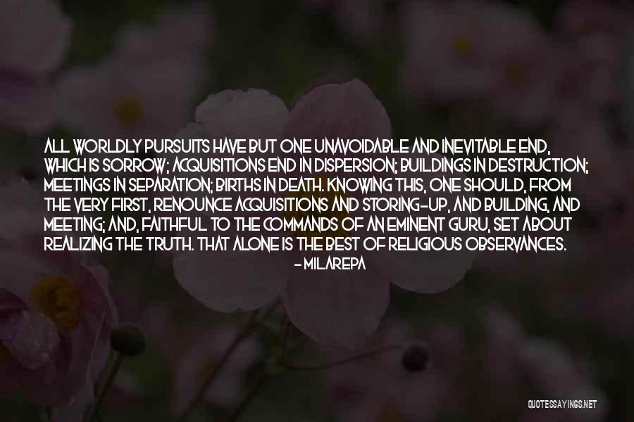 Best Religious Quotes By Milarepa