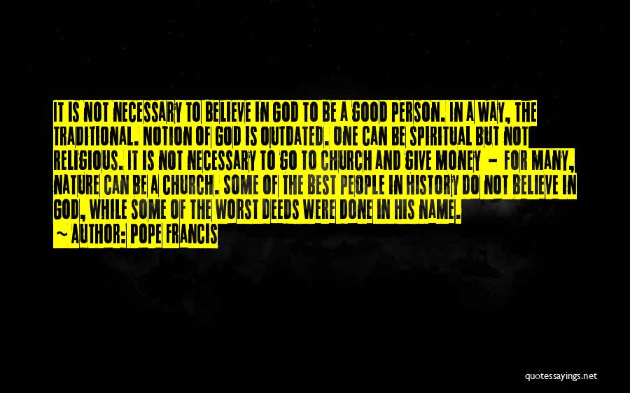 Best Religious Quotes By Pope Francis