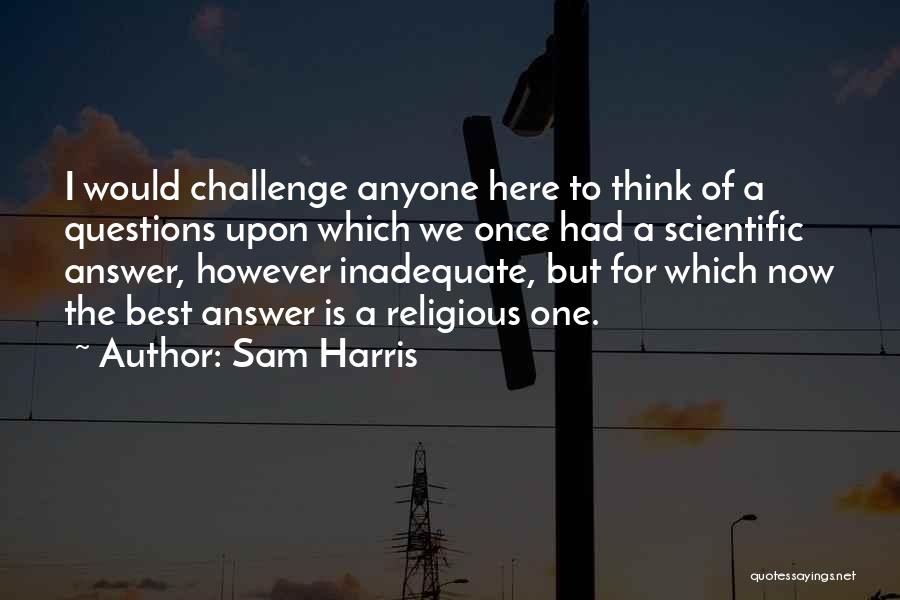 Best Religious Quotes By Sam Harris