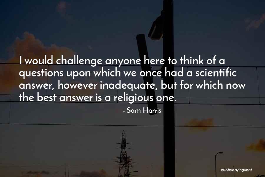 Best Religious Quotes By Sam Harris