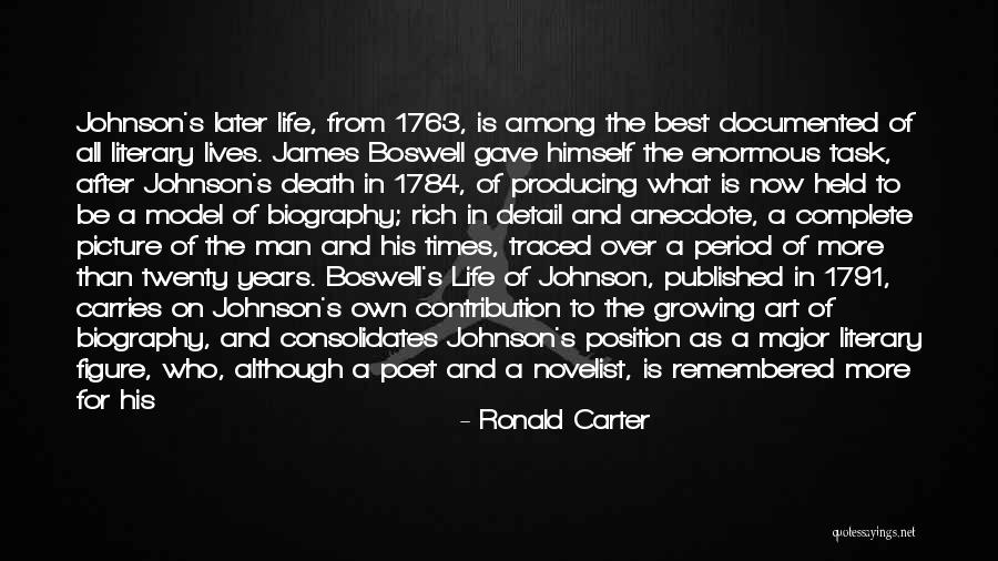 Best Remembered Quotes By Ronald Carter Best Remembered Quotes By Ronald Carter