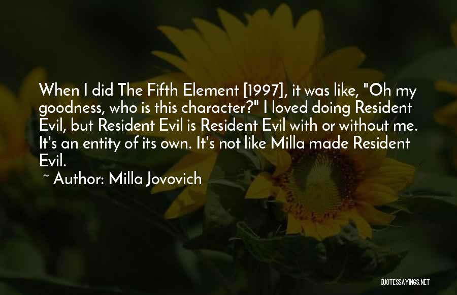 Best Resident Evil Quotes By Milla Jovovich