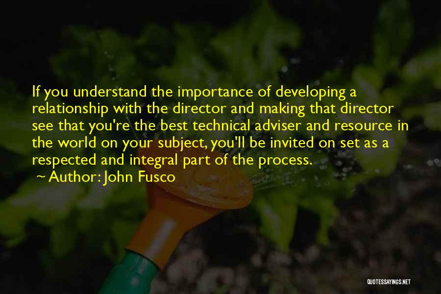 Best Resource Quotes By John Fusco