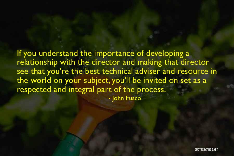 Best Resource Quotes By John Fusco