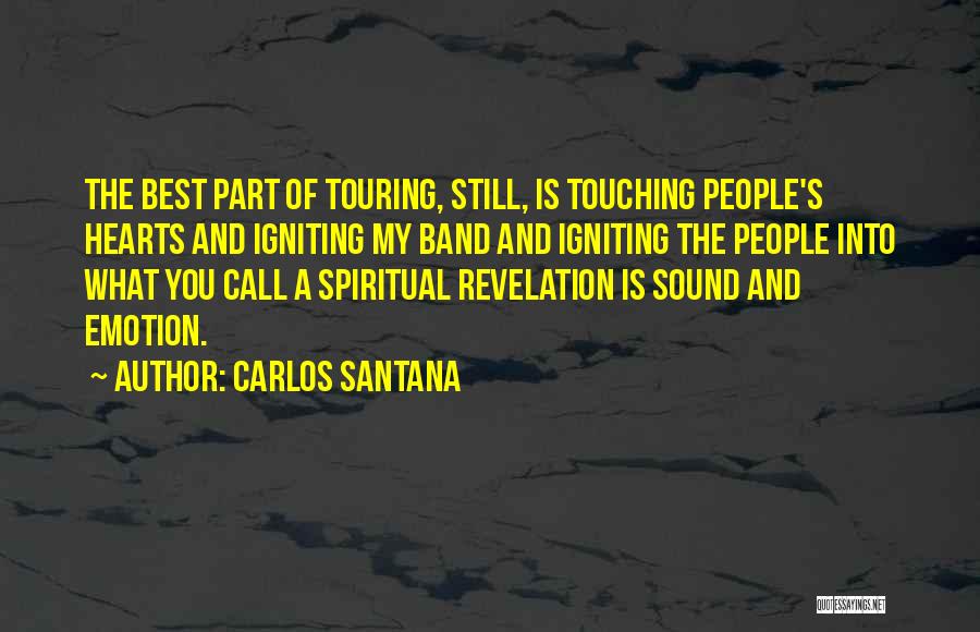 Best Revelation Quotes By Carlos Santana