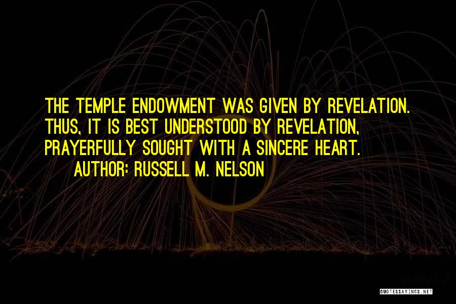 Best Revelation Quotes By Russell M. Nelson