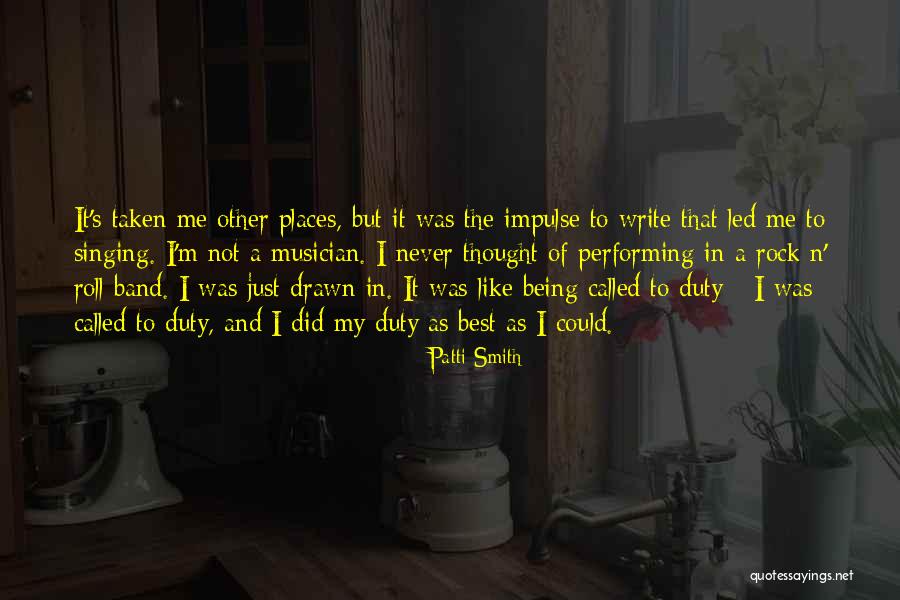 Best Rock Band Quotes By Patti Smith Best Rock Band Quotes By Patti Smith