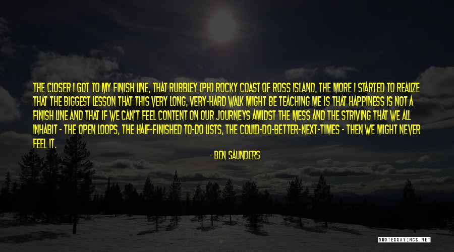 Best Rocky Inspirational Quotes By Ben Saunders