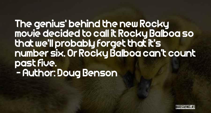 Best Rocky Movie Quotes By Doug Benson