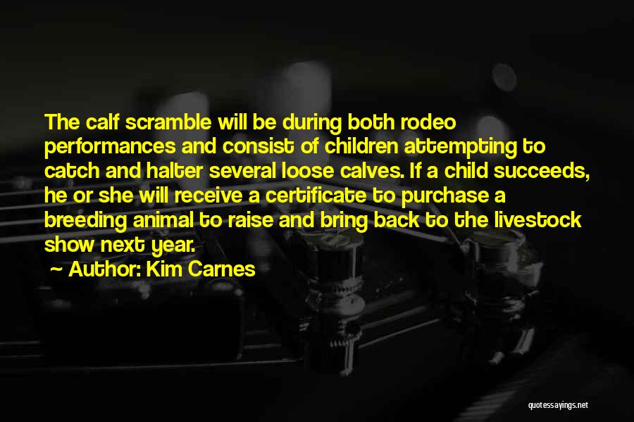 Best Rodeo Quotes By Kim Carnes