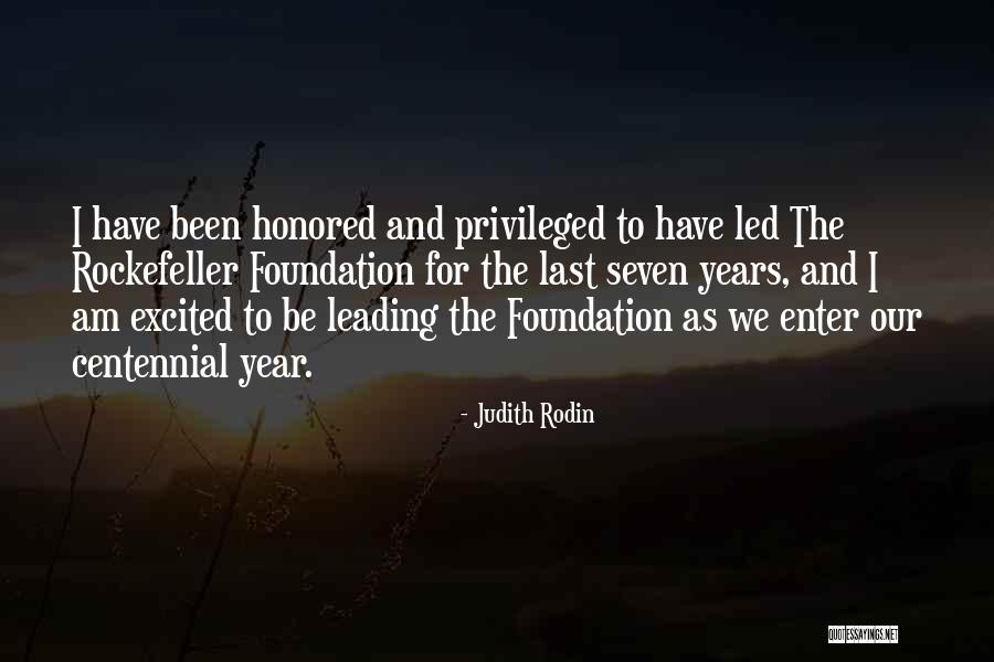 Best Rodin Quotes By Judith Rodin