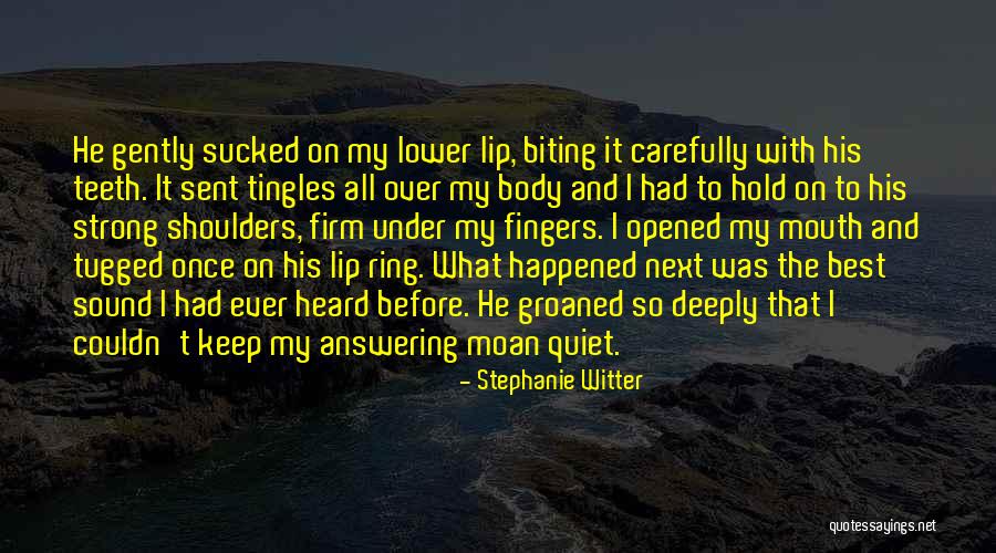 Best Romance Book Quotes By Stephanie Witter Best Romance Book Quotes By Stephanie Witter