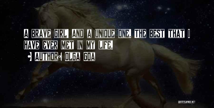 Best Romance Quotes By Olga Goa