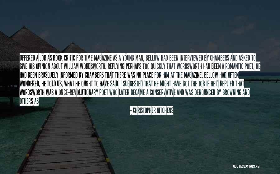 Best Romantic Poet Quotes By Christopher Hitchens Best Romantic Poet Quotes By Christopher Hitchens