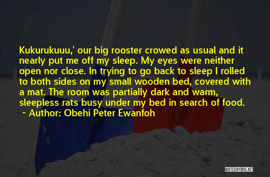 Best Rooster Quotes By Obehi Peter Ewanfoh