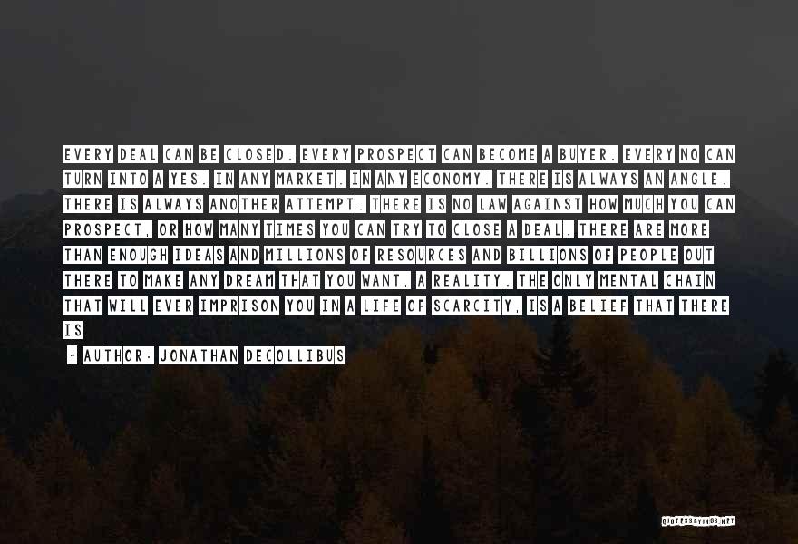 Best Sales Closing Quotes By Jonathan DeCollibus