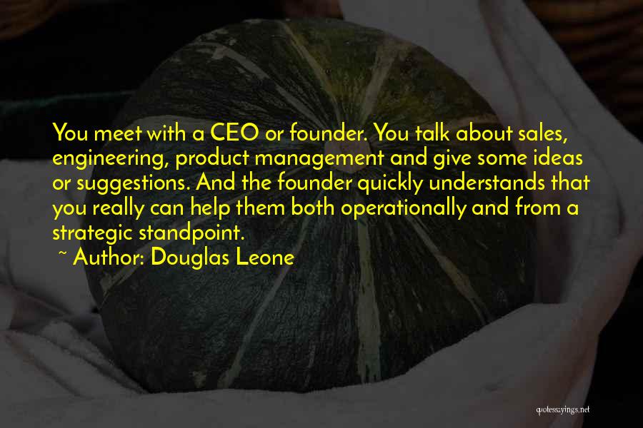 Best Sales Management Quotes By Douglas Leone