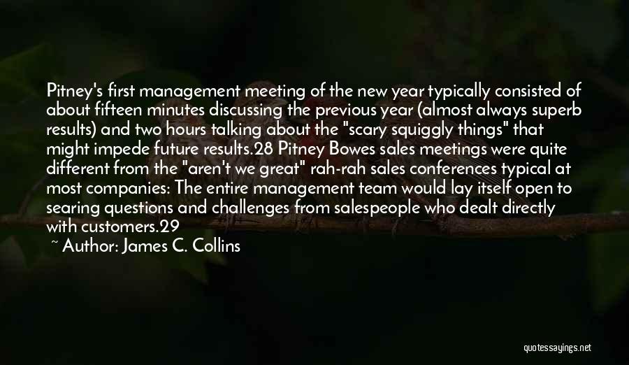 Best Sales Management Quotes By James C. Collins
