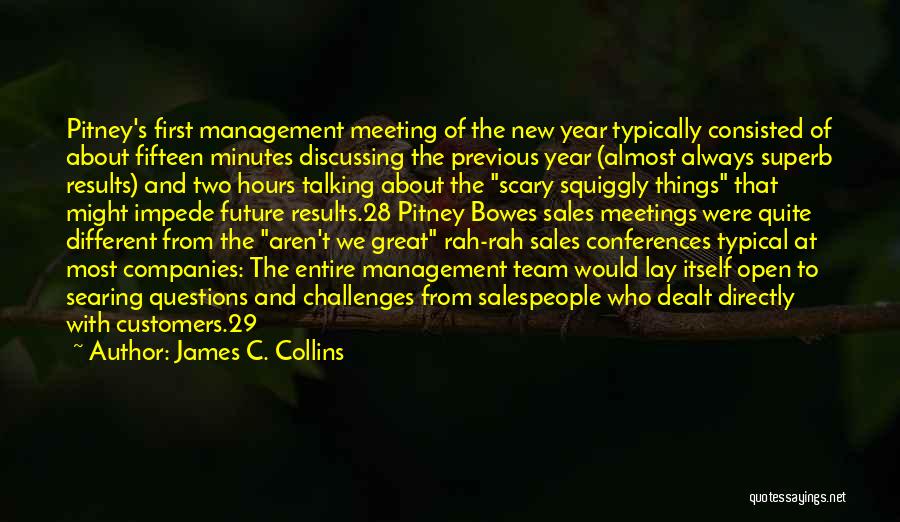 Best Sales Meeting Quotes By James C. Collins