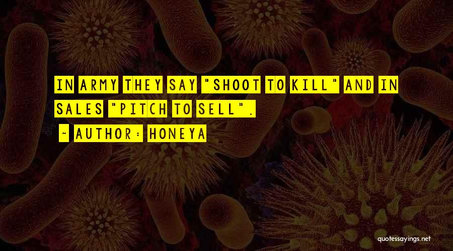 Best Sales Pitch Quotes By Honeya